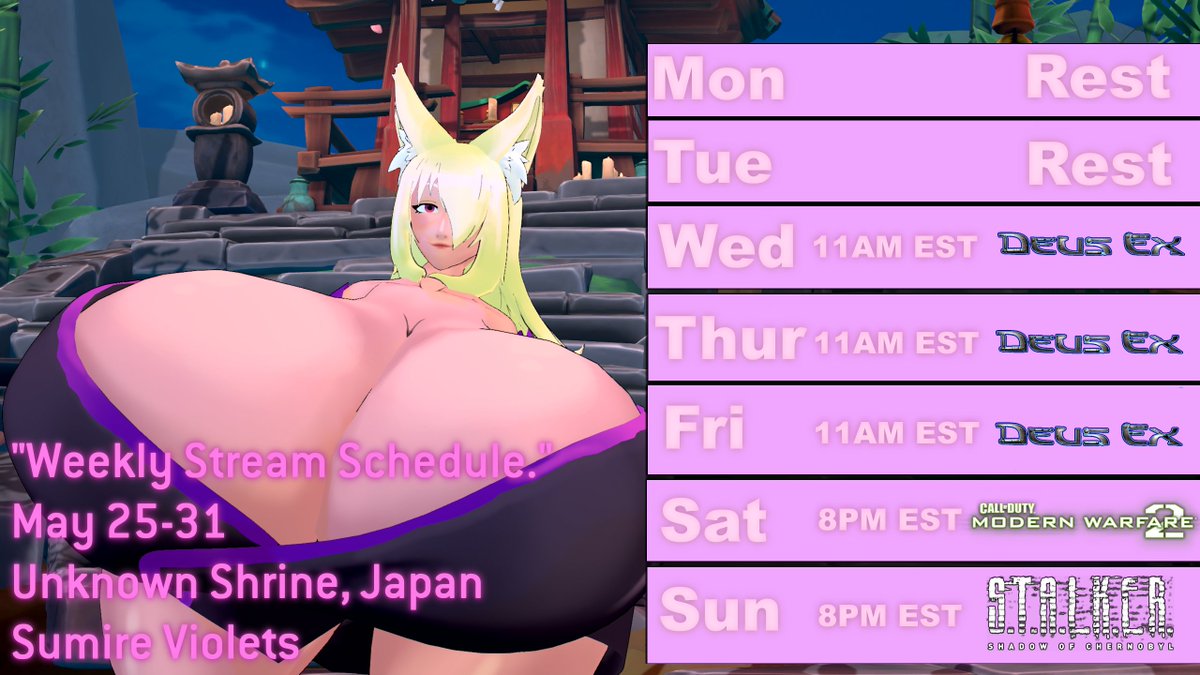 Sumire Violets | Arms Dealing Shrine Maiden 🦊🔫 tweet media