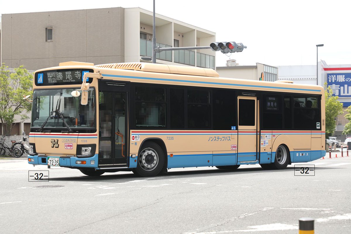 阪急バス Hankyu Bus 大阪230あ7235 2RG-LV290Q4 7235 2025年式 臨時