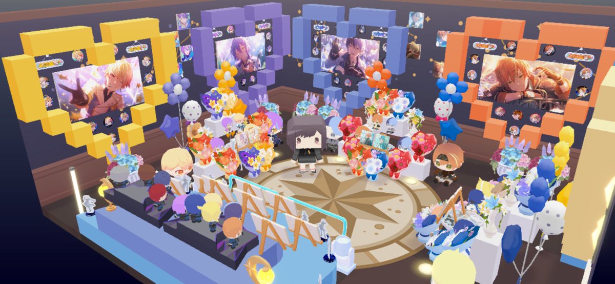 prsk_CuLo's tweet photo. 💙2026.05.25💙
🐾さんのセカイお邪魔しました🥷

綺麗な青の庭🐳、大迫力なお家🏙️、…
どこを見ても☕️くん愛があふれてる可愛いセカイでした🌐
追加された扇形ブロックも上手く使われていて参考になりました📘

動線も工夫されていて凄く楽しいセカイなので、皆さんぜひ遊びに行ってみてください🚙💨 https://t.co/TRLewnoK3g