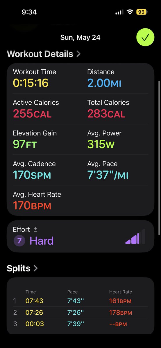 G_Miller1107's tweet photo. First run since messing up some ligaments in my vertebrae. Been desperate to get back into it! https://t.co/fgsJE4VlGE