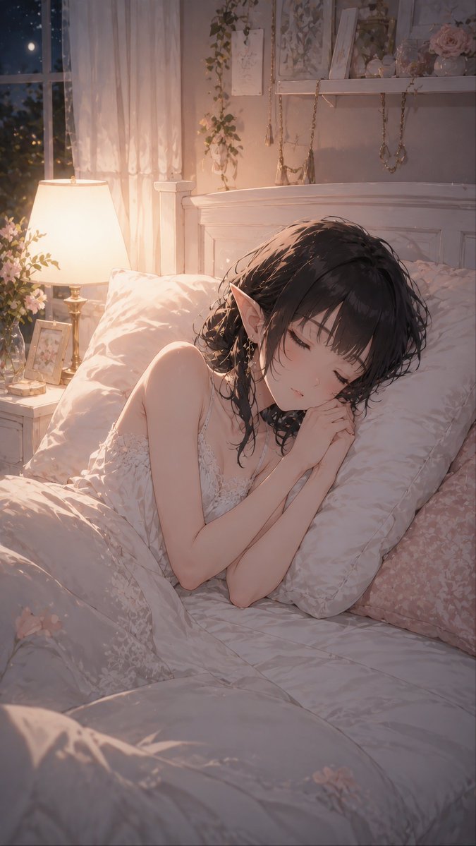 おやすみなさい… #AIイラスト