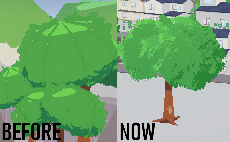LeptonyxArt's tweet photo. Weekly progress on my work on KAIJUxHUNT.  This week I:
- New tree leaves 
- Boat workshop building

#3d #indiegame #gamedev #devdiary #indiegamedev https://t.co/JDnCZP42X6