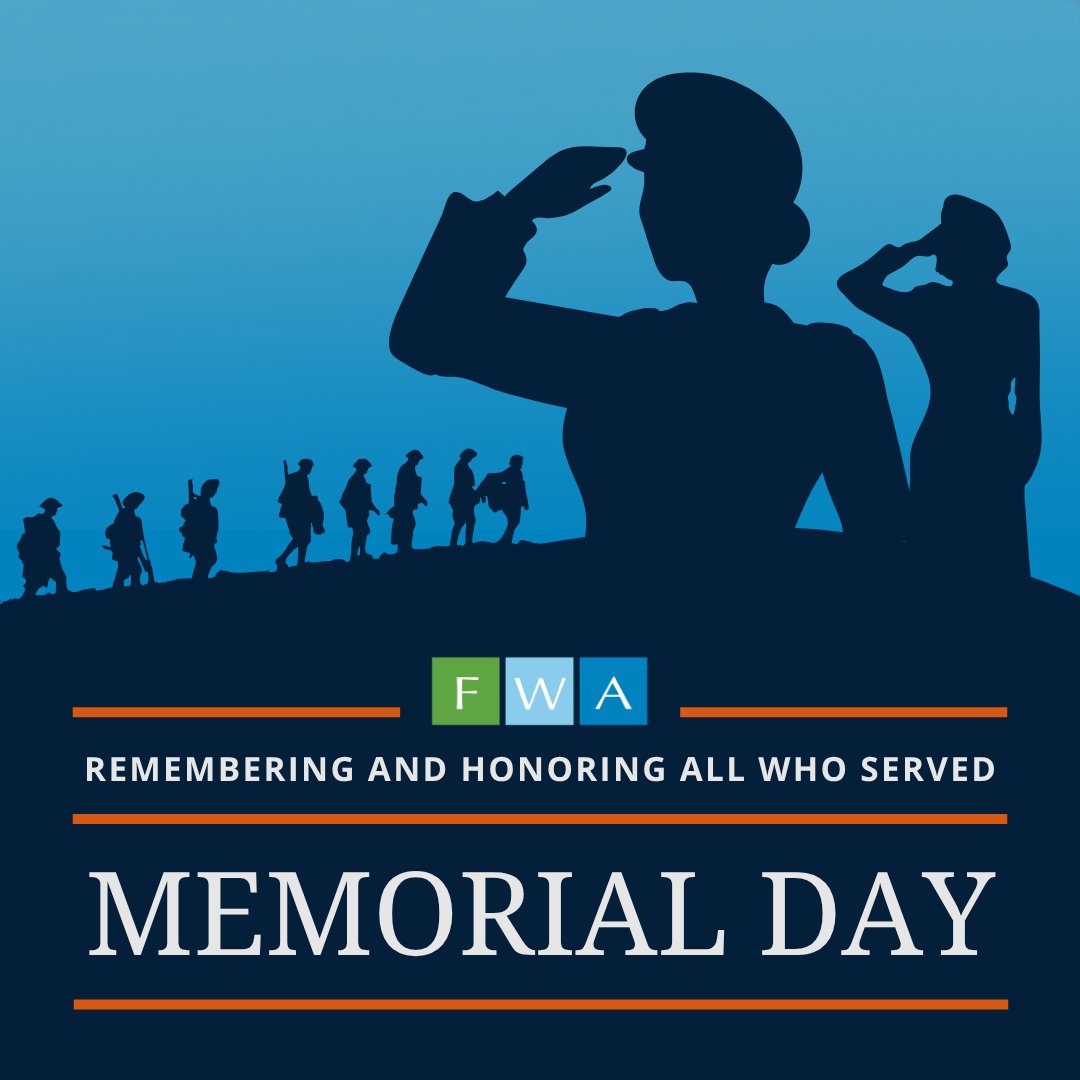 FWANY's tweet photo. Today we honor and remember the brave men and women who gave their lives in service to our country. Their sacrifice will never be forgotten.

From all of us at the Financial Women’s Association, we wish you a meaningful #MemorialDay. https://t.co/i0JFS4ZlVT