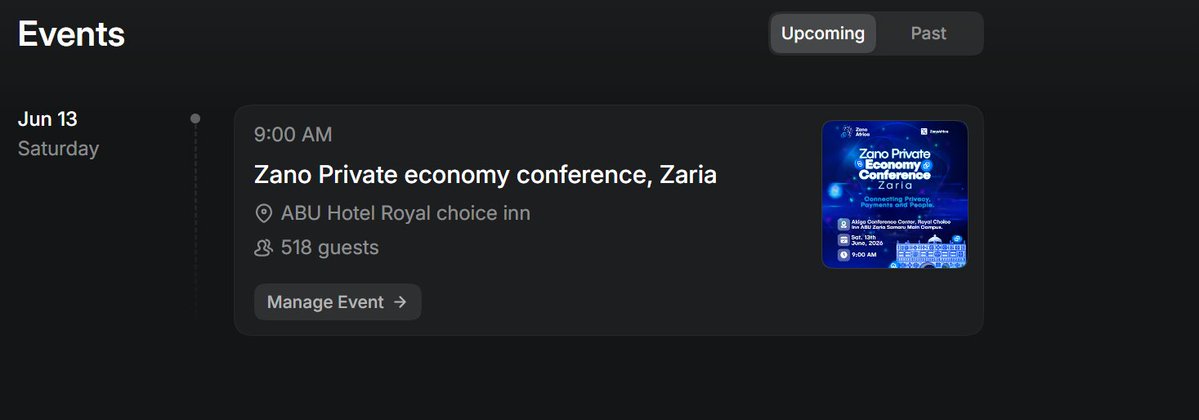 Lil__Kingg's tweet photo. Excited to share that the Zano Private Economy Conference has now crossed 500+ registrations 🔥

People are realizing that mainstream crypto is not truly private. One transaction can expose your balances, wallet activity and financial history to surveillance and real life risks. https://t.co/va05KUxYgb
