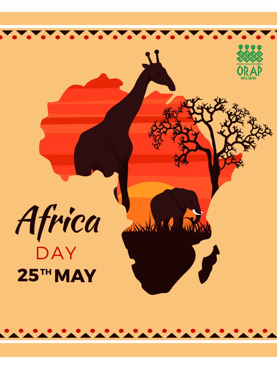 orapzenzele's tweet photo. This Africa Day, we celebrate the strength, resilience, and unity of our continent.
At ORAP, we remain committed to building sustainable communities through safe water, sanitation, and people-driven development for a better Africa.
#AfricaDay #Agenda2063 #ORAP #WaterForAll https://t.co/gLy2mkAWpd