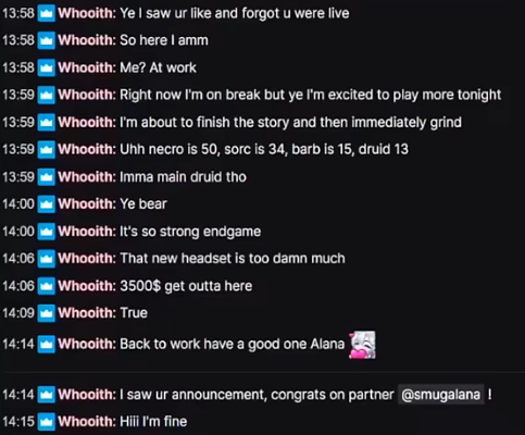 Chef_Armfield's tweet photo. @SkyriderXiii @whooith TBF you should judge a person not by word of mouth, but rather draw your own conclusions. 

Sidenote: For someone who says "Ewww" to Alana shirts and disliking Alana that same person sure liked sucking up in stream chat https://t.co/yJz3urz953