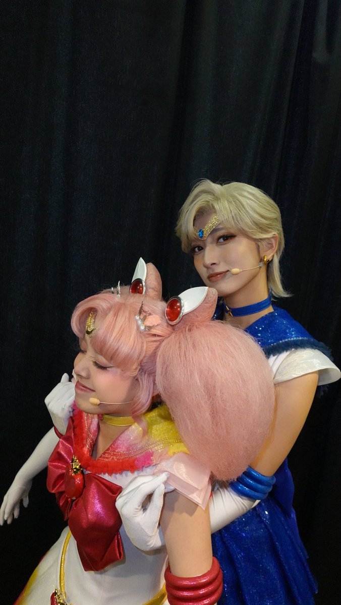 051021marin's tweet photo. #美少女戦士セーラームーン
-Shining Theater Shinagawa Tokyo-

本日もありがとうございました！
久しぶりにみんなと会えて嬉しかったよ🩷

今週はセーラースターライツ 大気光の
𝐁𝐢𝐫𝐭𝐡𝐝𝐚𝐲 𝐰𝐞𝐞𝐤🌟
みんなで一緒にお祝いしようね🎂

また明日劇場で待ってるよ��️

はるかさんに捕まっちゃったよぉ〜🩷🌀

#PrettyGuardianSailorMoon 
-Shining Theater Shinagawa Tokyo-

Thank you for coming today too!
I was so happy to see everyone again after a little while 🩷

This week is the 𝐁𝐢𝐫𝐭𝐡𝐝𝐚𝐲 𝐰𝐞𝐞𝐤 for 
Sailor Starlights Taikikou 🌟
Let’s celebrate together, everyone 🎂

I’ll be waiting for you at the theater again tomorrow ✨️

Haruka caught meee~🩷🌀

#prettyguardiansailormoonshiningtheater #shiningtheater #シャイニングシアター