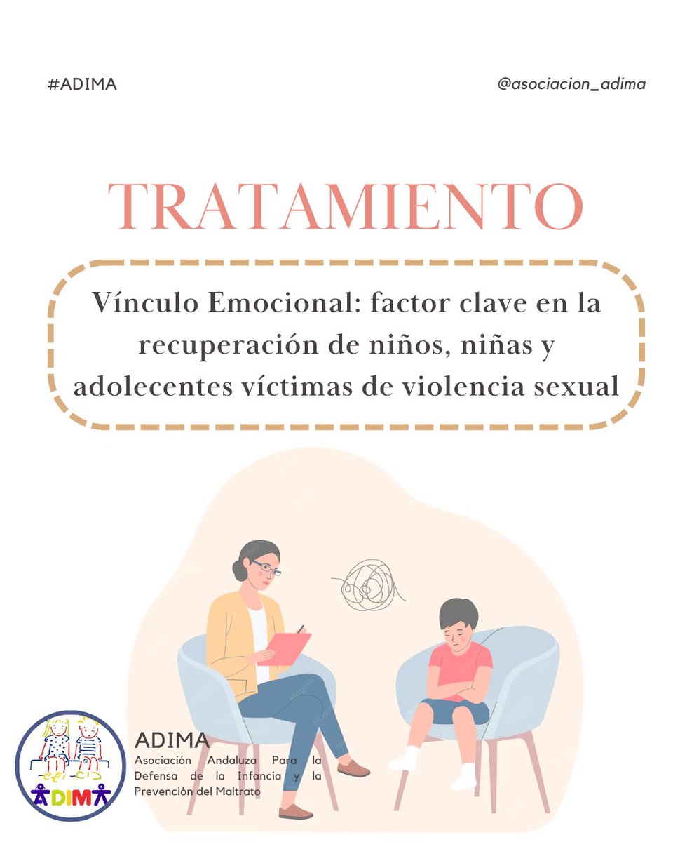Asoc_ADIMA's tweet photo. La violencia sexual en la infancia y la adolescencia deja secuelas emocionales profundas que requieren acompañamiento, protección y entornos seguros para su recuperación. https://t.co/ryn2IpjQjY