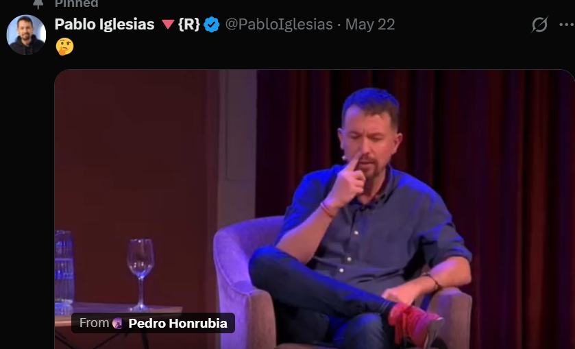 BarrioEconomia's tweet photo. ¿Qué le pasa en la nariz a Pablo Iglesias, que se la toca tantas veces? Mal asunto. Se parece a “MOPONGO”. Esto empieza a ser habitual en los políticos comunistas y socialistas. #PabloIglesias #Mopongo #Montero https://t.co/BnjovbN94v