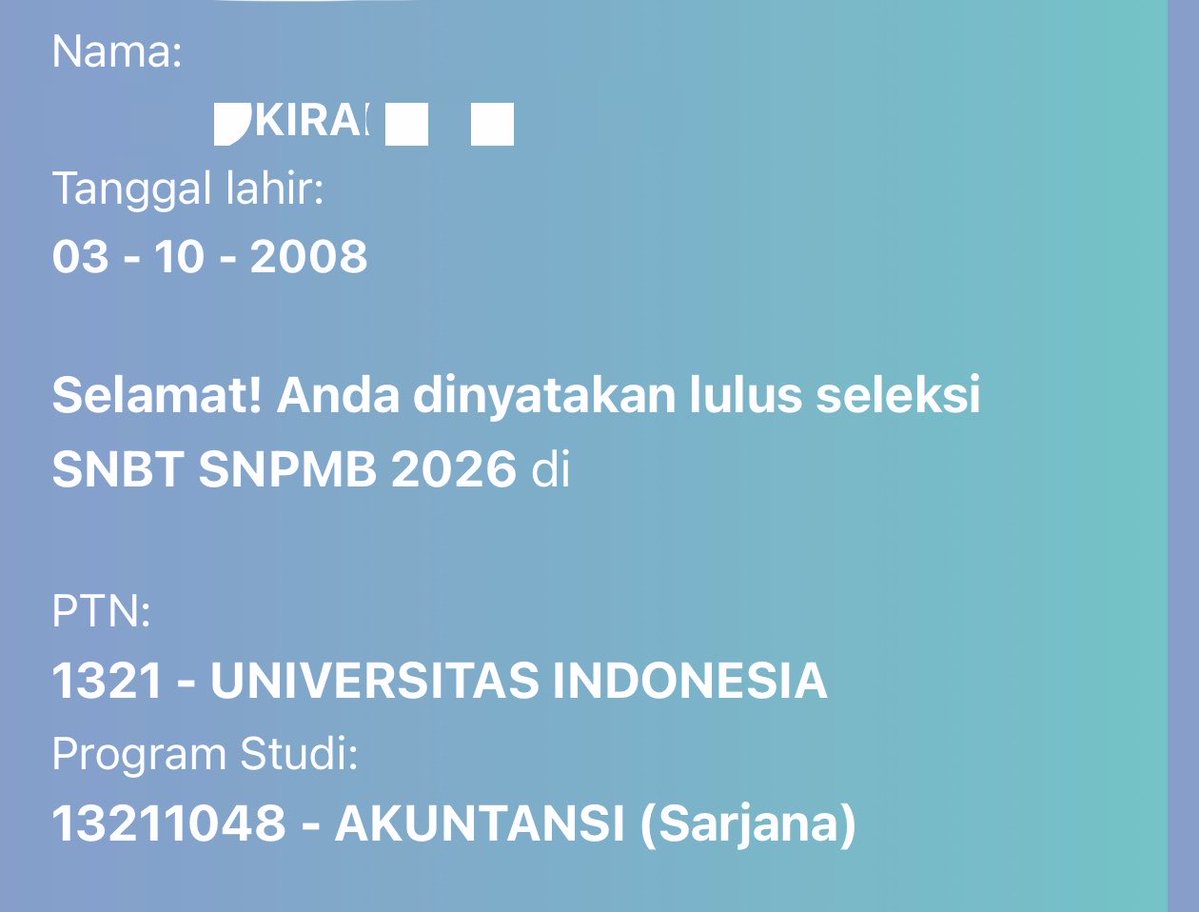 kira BENERAN AKUN UI 26 tweet media