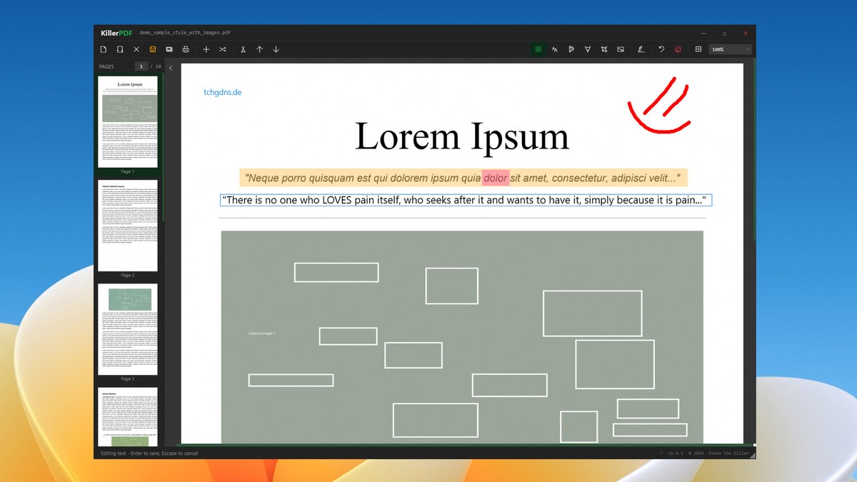 tchgdns's tweet photo. KillerPDF für #Windows: Schlanker, portabler PDF-Editor ohne Cloud und Konto 🔒📄⚡#OpenSource https://t.co/WWZo9SKwCn https://t.co/Q7sNKASqQz