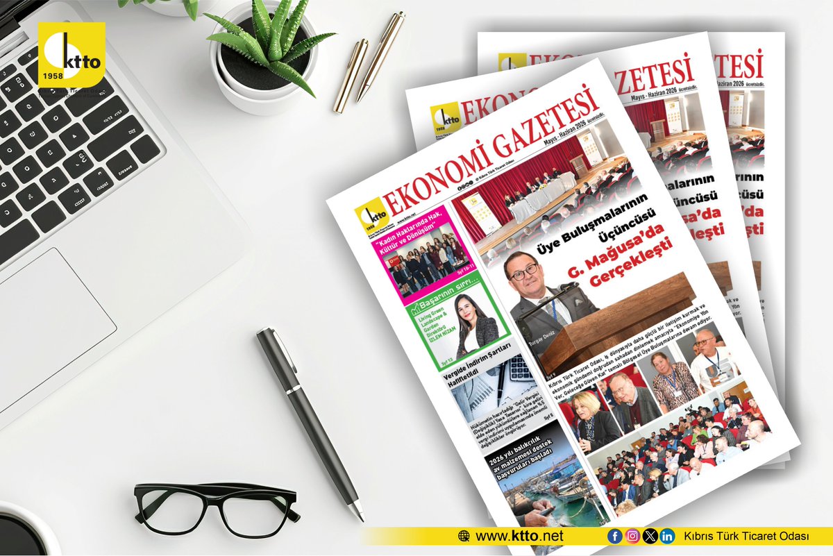 KTTO_TCCC's tweet photo. KTTO  Ekonomi Gazetesi Mayıs - Haziran 2026 ayı yayında

KTTO Ekonomi Gazetesi Mayıs - Haziran 2026 için tıklayınız👇
https://t.co/mtwHsw7G3l https://t.co/JyvER61tnu