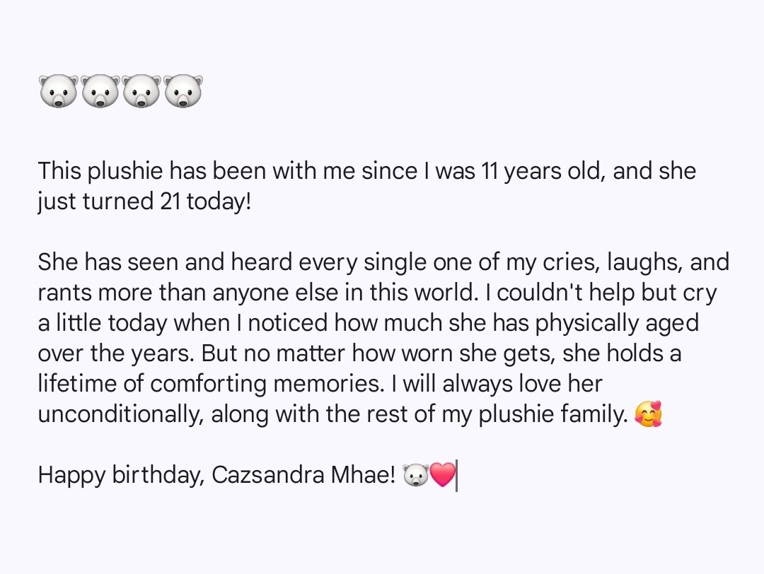 applember's tweet photo. Happy birthday, Cazsandra Mhae! 🐻‍❄️❤️ https://t.co/BXcITP6Utm