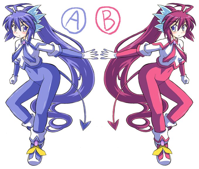 1Pカラーと2Pカラーのみわ嬢 