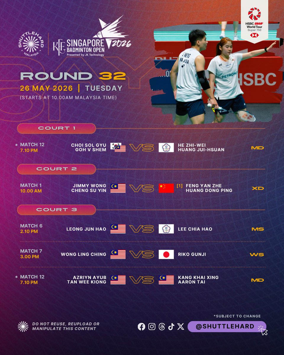 ShuttleHard 🏸🇲🇾 tweet media