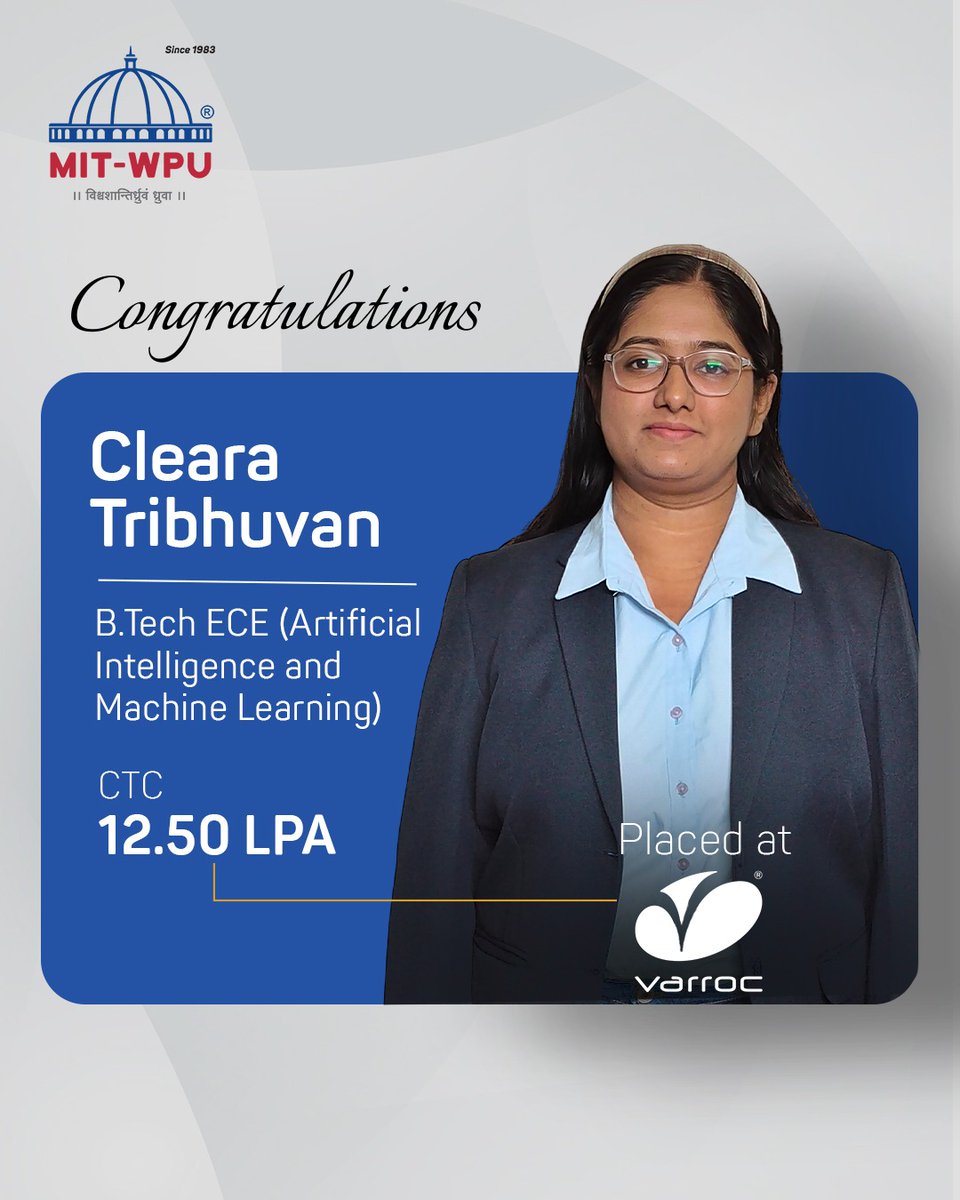 MIT World Peace University, Pune tweet media