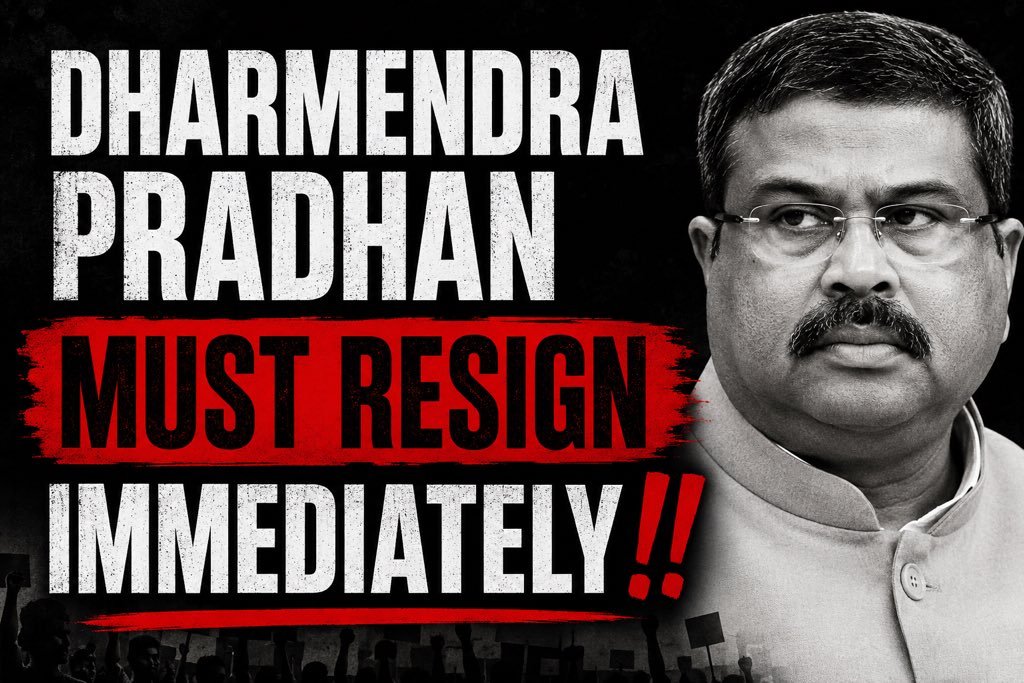 SumitRaze's tweet photo. Dharmendra Pradhan must resign immediately!!   #DharmendraPradhanMustResign https://t.co/zZtlkuBMwL