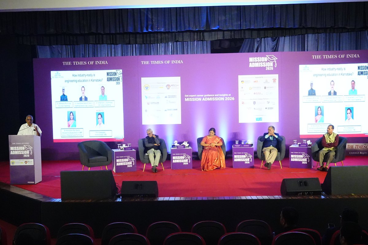 TimesResponse's tweet photo. Mission Admission 2026 by The Times of India brought together academicians, educationists and industry experts to guide students and parents through informed conversations on higher education, careers and future-ready opportunities. https://t.co/GhLHGSbnwO