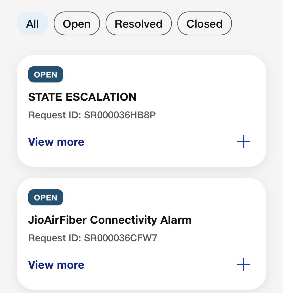 Subh_Samal1's tweet photo. @JioCare @jio_fiber Are you going to solve my problem? No internet for last 5 days, 4 times spoke to customer care, 2 service requests, but no service yet! https://t.co/go2hN2QJDC