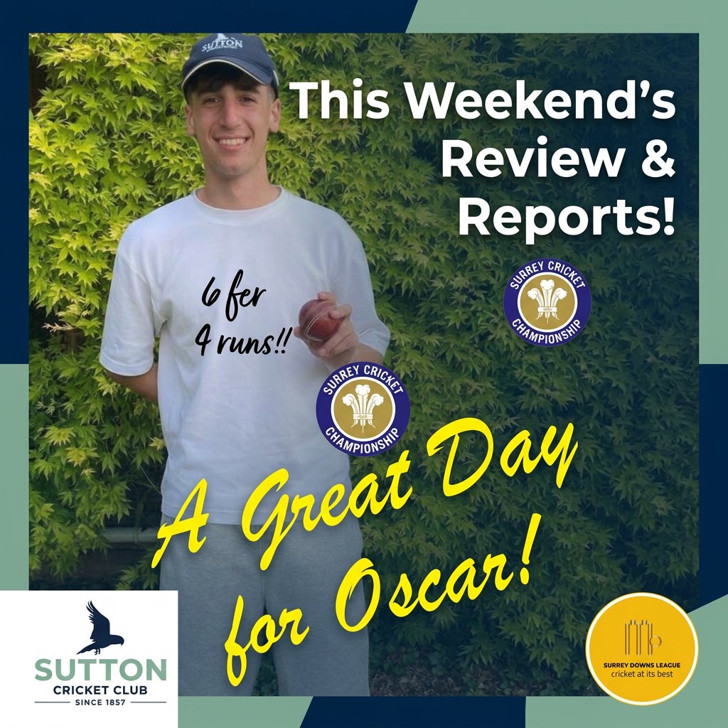SuttonCricket's tweet photo. This Weekend's Review &amp; Reports!
To view please visit the club's website: https://t.co/iYN6jfxWGt https://t.co/zu9Rj4DNCg