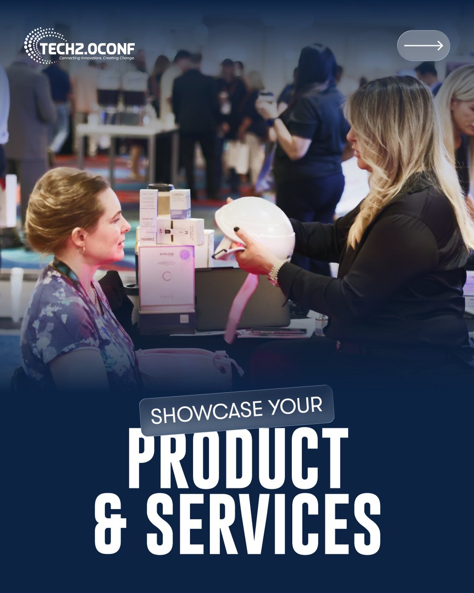 tech2conference's tweet photo. Showcase your innovation at the Tech 2.0 Conference!

Connect with tech leaders, innovators &amp; decision-makers, present your solutions to a global audience and build valuable partnerships in the evolving tech landscape.

Register your interest here: https://t.co/zo2RaRmS8H https://t.co/7pDduLgFeB