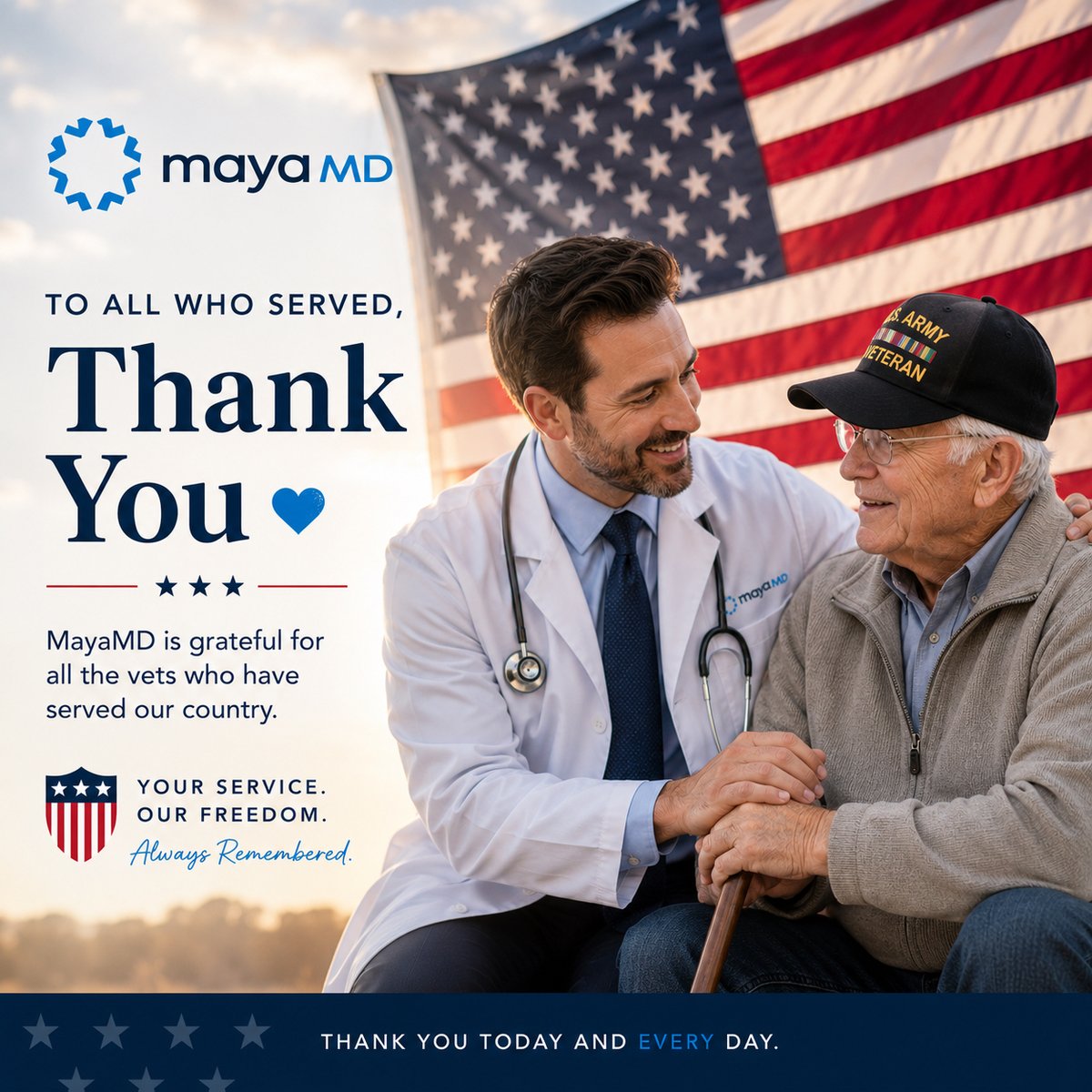 MayaMdai's tweet photo. Thank you to all who served our country. 🇺🇸 #Thankyouvets https://t.co/GRuNerYZEV