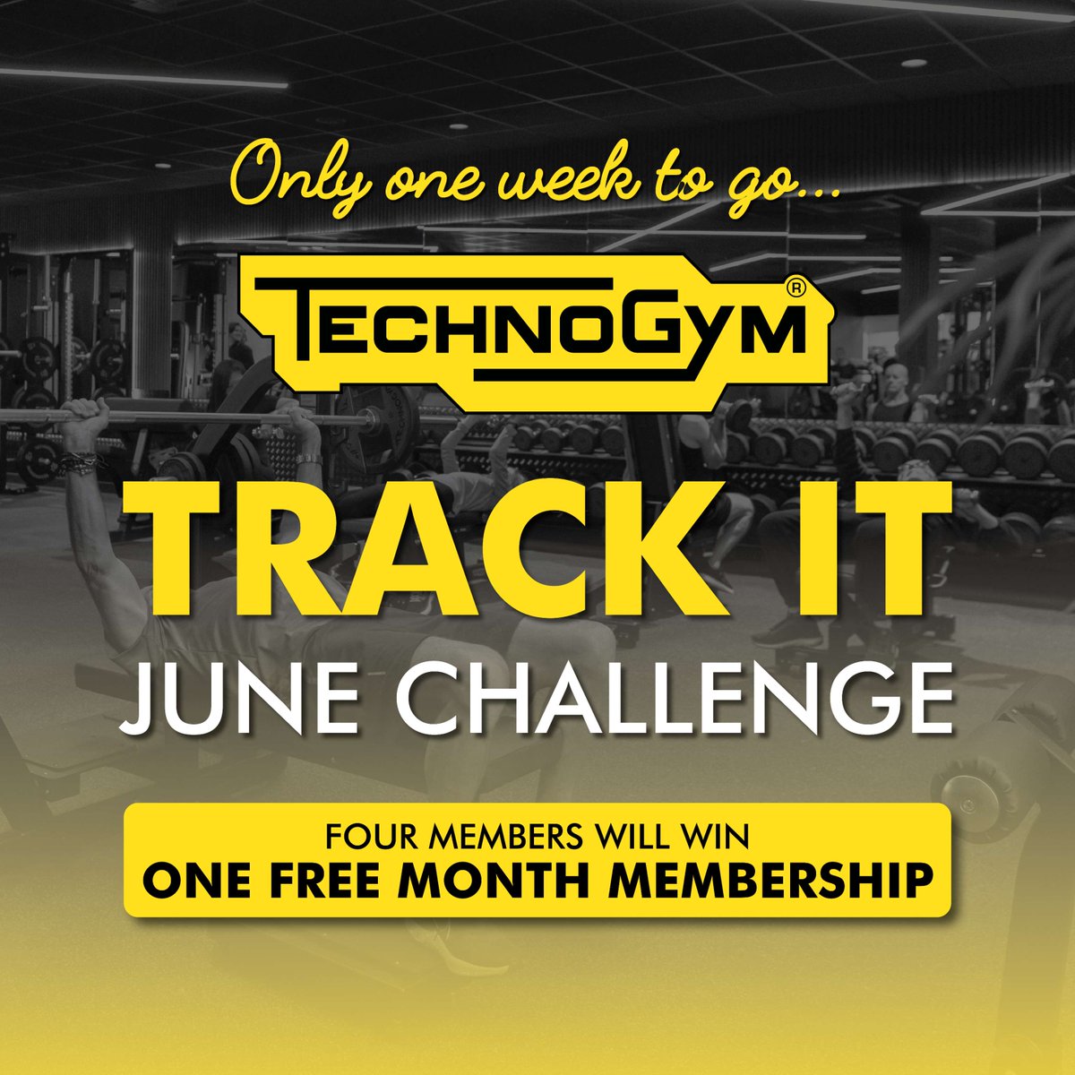 Activ8Clubs's tweet photo. ⏳ 1 week left! Log 5 workouts this June to enter the draw 💪 Gym, swim, home, or outdoor sessions count—just log outside the gym! Join the challenge in the Technogym app 👇 https://t.co/Pe2V8pntw9 https://t.co/ohvBPzbV8D