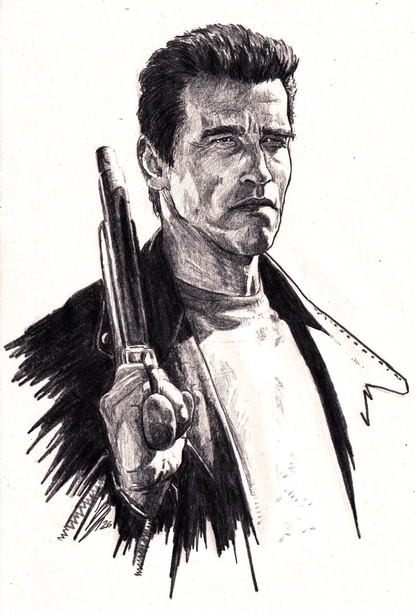 RealMonkeDragon's tweet photo. #UncleBob #Terminator #Pencil @Schwarzenegger https://t.co/grk8aP7eKK