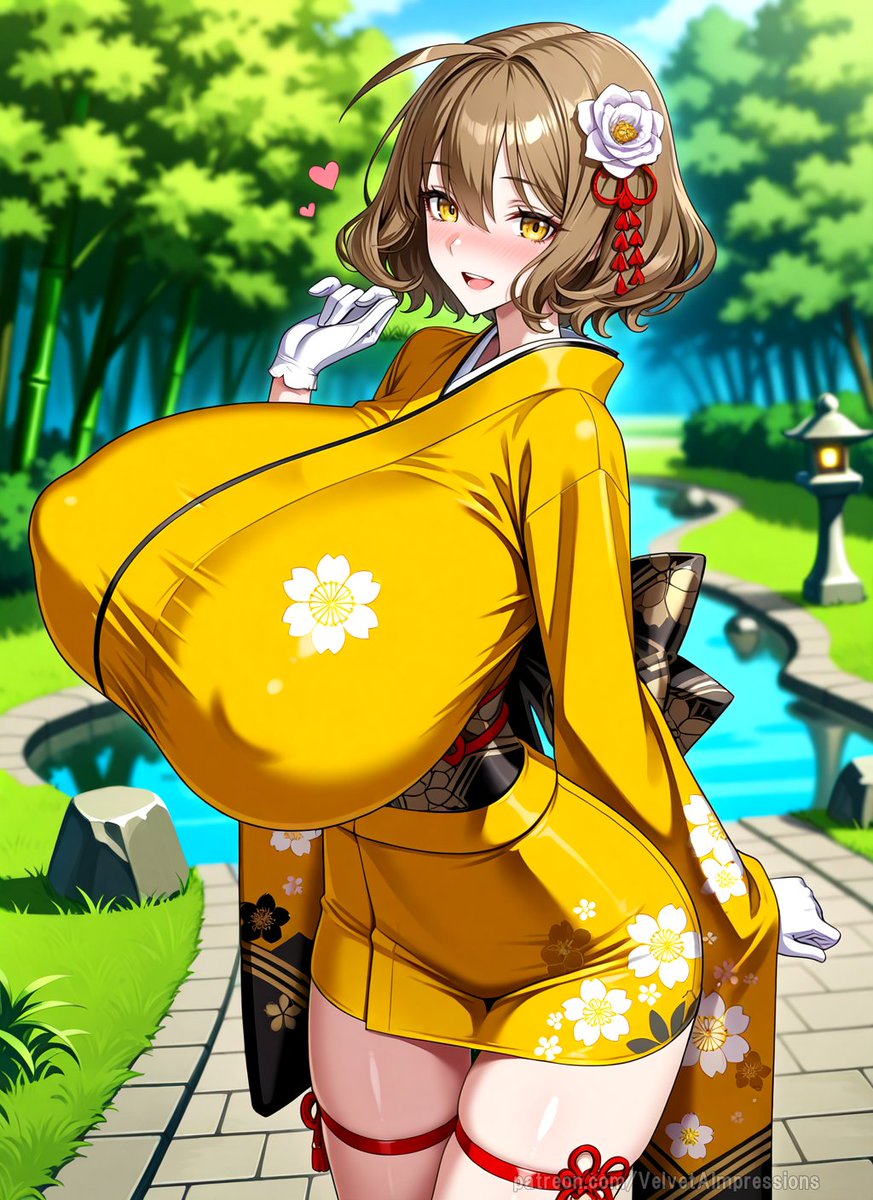 VelvetAIArt's tweet photo. Anis from GODDESS OF VICTORY: NIKKE.
Golden kimono outfit during a quiet garden walk with her Commander.
SFW illustration.

#NIKKE #Anis #AIart https://t.co/xd9r0QiAxK