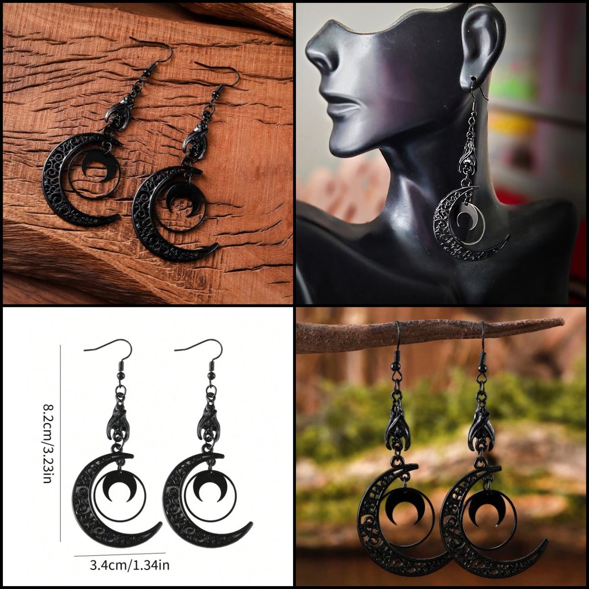 mg_cosmetics's tweet photo. Obsidian Crescent Earrings

Get em here: https://t.co/zp4bXCH86U

https://t.co/fZz80qyz30 https://t.co/26b2SUrVMK