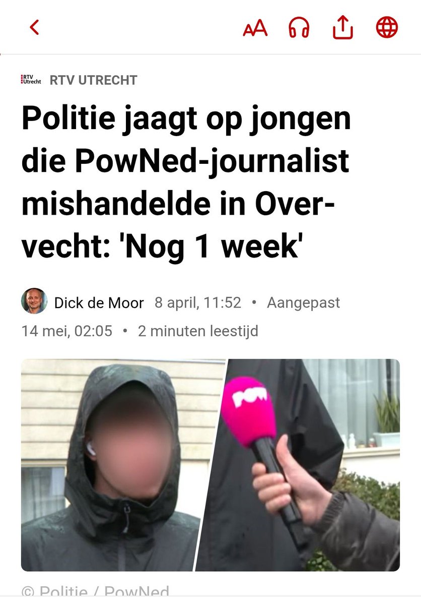Mishandeling van journalist in Utrechtse wijk Overvecht
