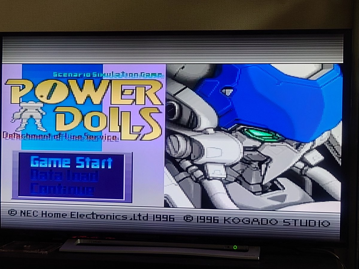 QO3dZgTPNMEKYx1's tweet photo. 今回の購入品　PC-FXソフト

パワードールFX
発売日　1996年2月23日
開発元　工画堂スタジオ
発売元　NECホームエレクトロニクス

オリジナルはPCー9801用で
設定はそのままスーパーロボット大戦に近い作りに変更
ゲームモードは
キャンペーン・シナリオ・練習ステージが用意されている https://t.co/8TzNFvtSYO