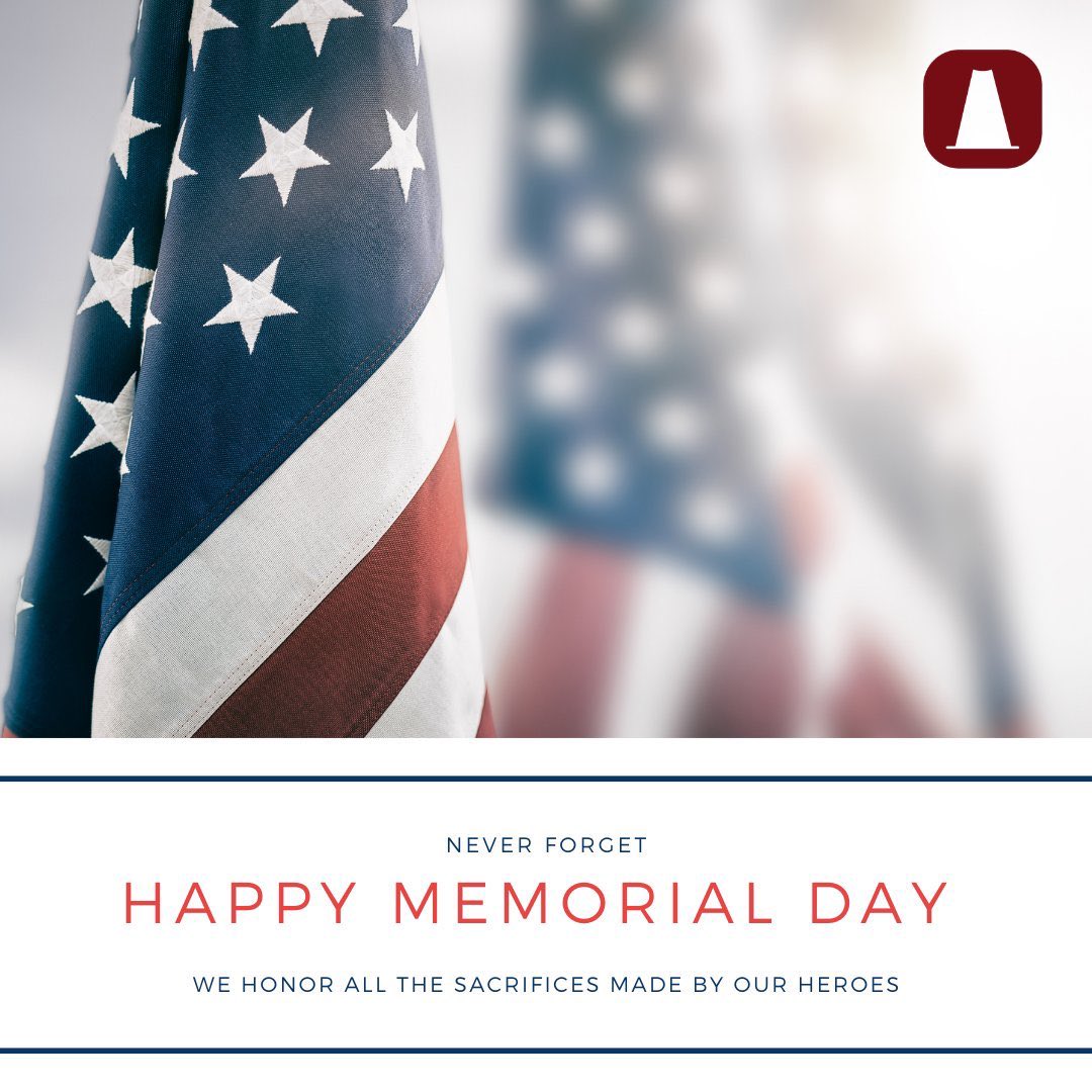AcmeCone's tweet photo. Today we honor and remember all of the brave heroes who have given their lives for our country. Have a happy and safe Memorial Day. https://t.co/ldRUBh2rT0