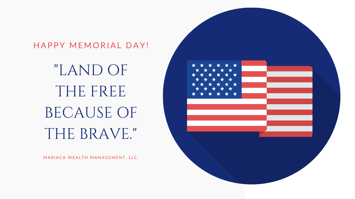 MariacaWealth's tweet photo. Remembering and honoring those who gave everything. 🕊️

Happy Memorial Day. ❤️💙

#MemorialDay #Hereos #Patriotic https://t.co/wyxDv4YhIj