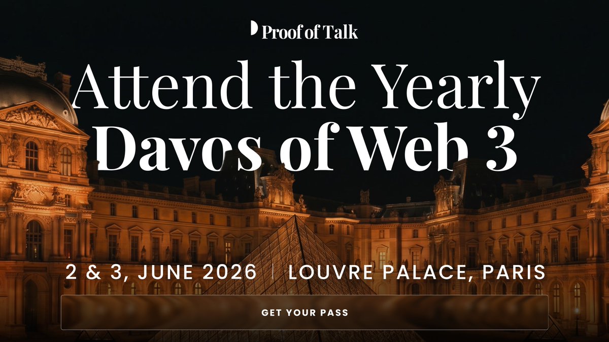 TheGridData's tweet photo. The Davos of Web3, @ProofofTalk, returns to the Louvre Palace, Paris on June 2 and 3. The Grid powers the event directory, so every attendee knows who builds what before the first session starts.

Get 20% off with code THEGRID.

Claim your pass: https://t.co/f94LjLHX7q https://t.co/htRodJHIfy