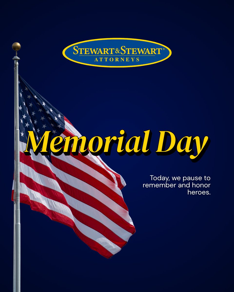 GetStewart's tweet photo. Today, we honor the brave men and women who made the ultimate sacrifice for our country. Their selflessness inspires us all. ❤️ Wishing you a safe and meaningful Memorial Day! #MemorialDay #LestWeForget #RememberAndHonor #GetStewart https://t.co/srSfYqFSQd