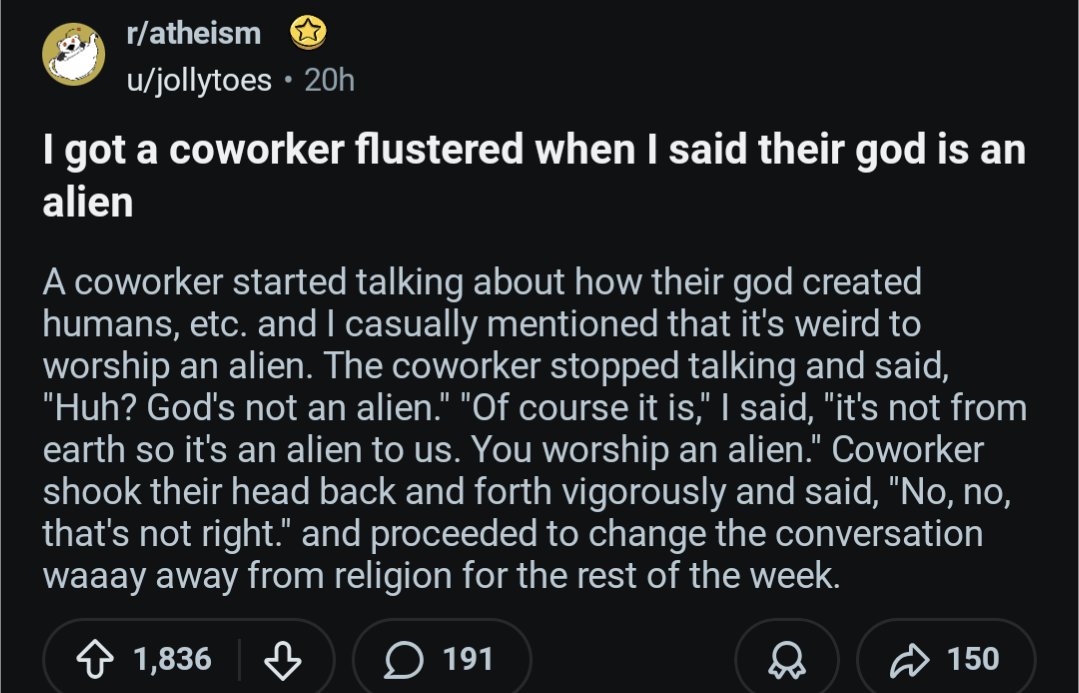 Internet Atheists tweet media