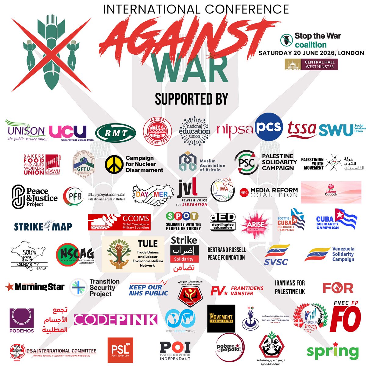 Stop the War Coalition tweet media