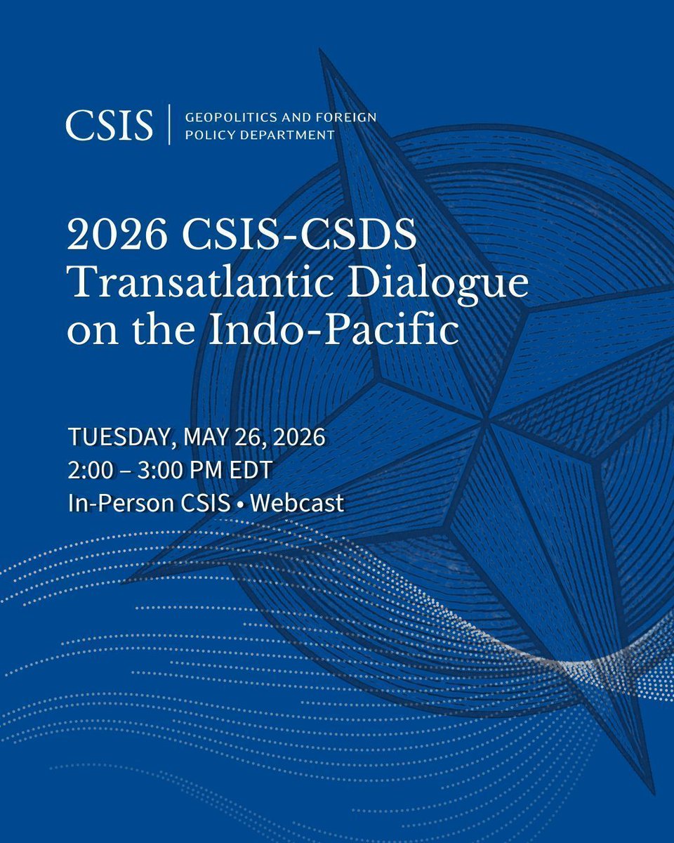 CSIS Geopolitics and Foreign Policy tweet media