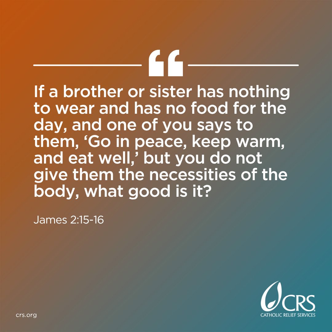 CatholicRelief tweet picture