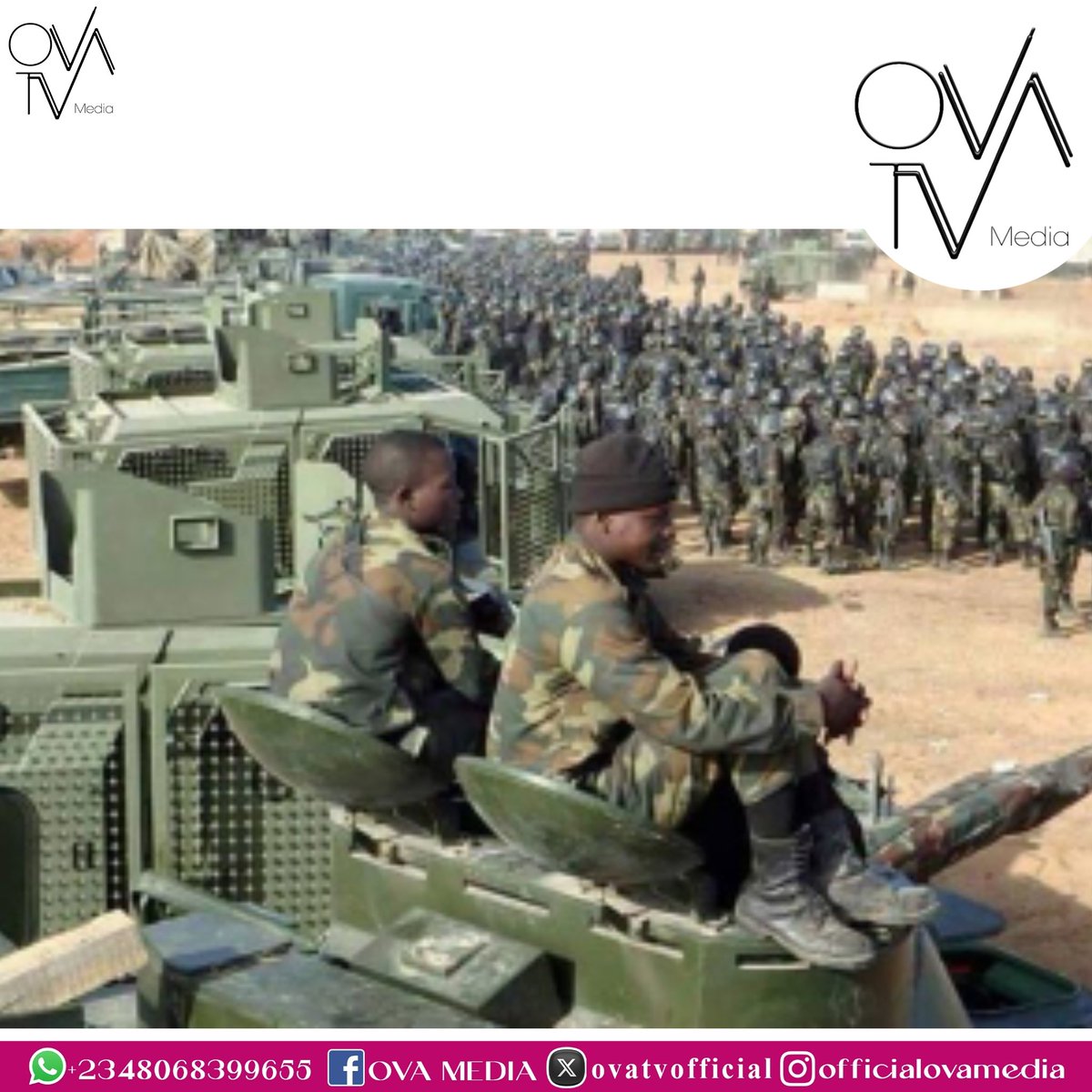 ovatvofficial's tweet photo. 🚨Security alert 🚨 

The Nigeria armed forces has warned Nigerians to be on security alert, as there are indications of the possibility of isolated attempts by Boko Haram and Islamic State West Africa Province (ISWAP) t€rrorists to exploit the festive period to carry out attacks against civilians.