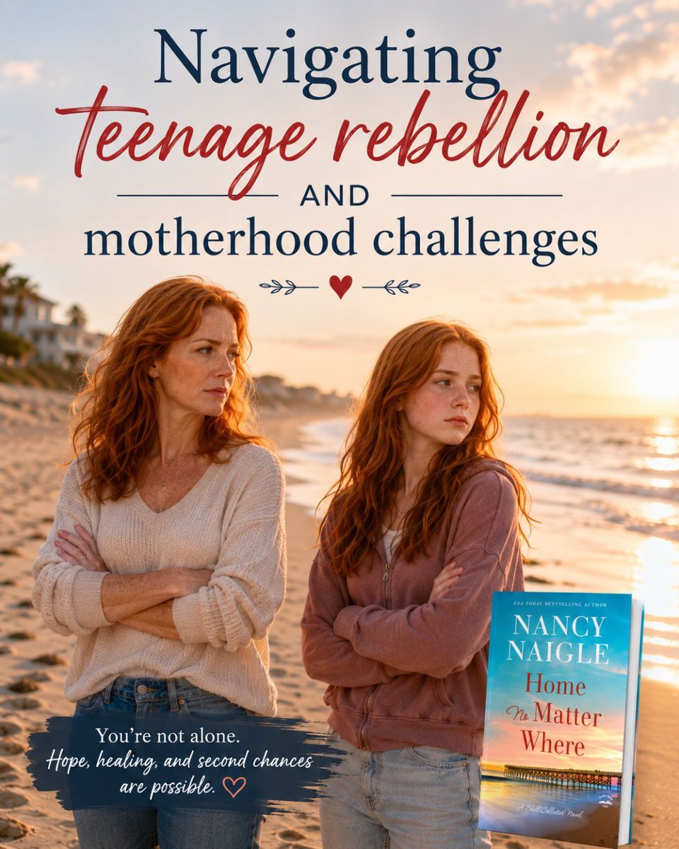 nancynaigle's tweet photo. Navigating teenage rebellion & motherhood challenges 🏠 
              𝑯𝑶𝑴𝑬 𝑵𝑶 𝑴𝑨𝑻𝑻𝑬𝑹 𝑾𝑯𝑬𝑹𝑬 
                        by USA TODAY Bestselling Author Nancy Naigle
#romance #beachread #bookclub #newrelease #ebook #tradepaperback #audio #womensfiction #cleanread #sweetromance #divorcefiction