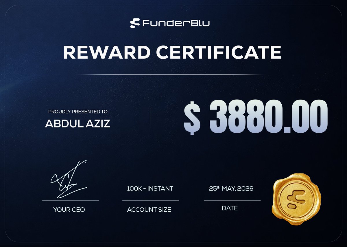 funderblu's tweet photo. Another group just proved it's possible.
They went all in and walked away with rewards.
This is what winning with funderblu looks like. 🏆

#FundedTrader #PropTrading #ForexTrader #FinancialFreedom #TradingLife https://t.co/vxbViD7a6Y