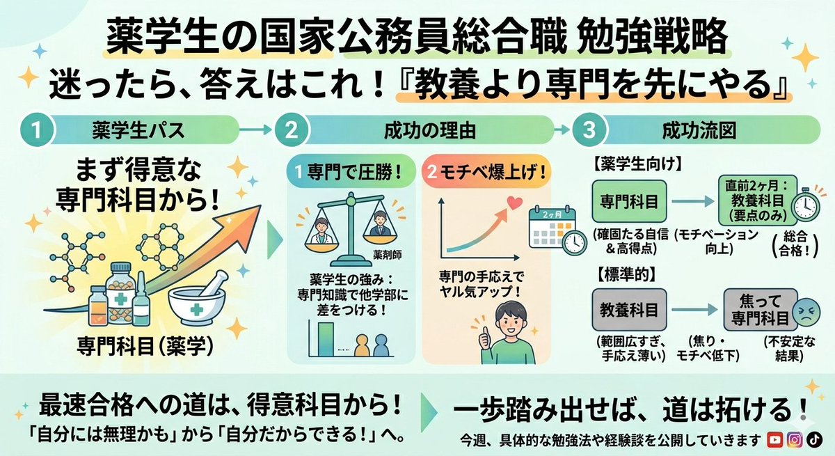 なぎ│薬学生の国家試験両立合格サポート tweet media