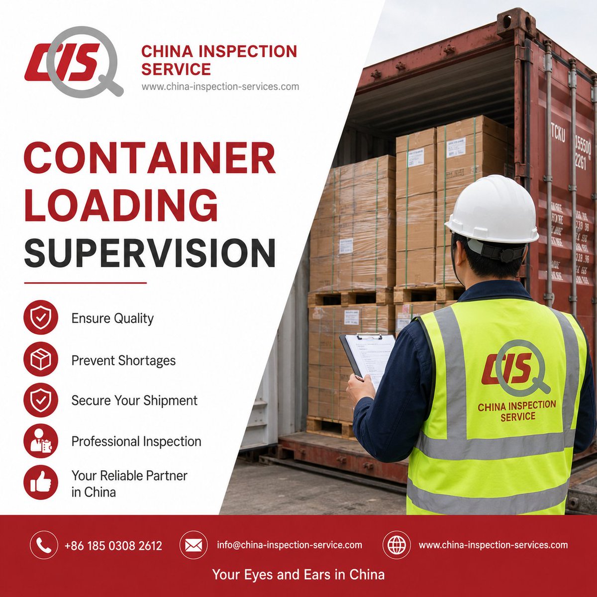 china_inspector's tweet photo. 🚢 Ensure every shipment reaches its destination safely and efficiently with expert Container Loading Supervision by China Inspection Service.

🌎 https://t.co/zVeavAvuil
.
.
#ContainerLoading #LoadingSupervision #CargoInspection #ShippingInspection #LogisticsSolutions https://t.co/hUbpWWsmCX