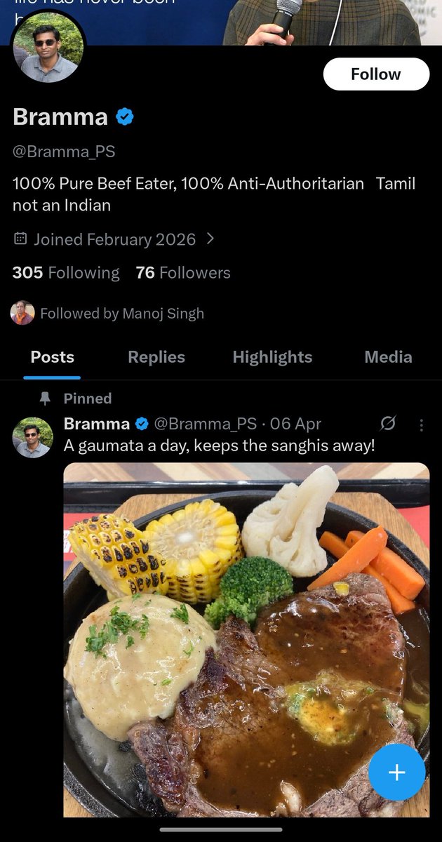 mauna_adiga's tweet photo. This guy calls himself Bramma, says he is Tamilian and not Indian, abuses our PM day in and day out, and openly disrespects Hindu sentiments.

And no, don’t ask me to ignore such trolls. If people stay silent now, they’ll keep poisoning others with the same hatred.

Report him if possible.