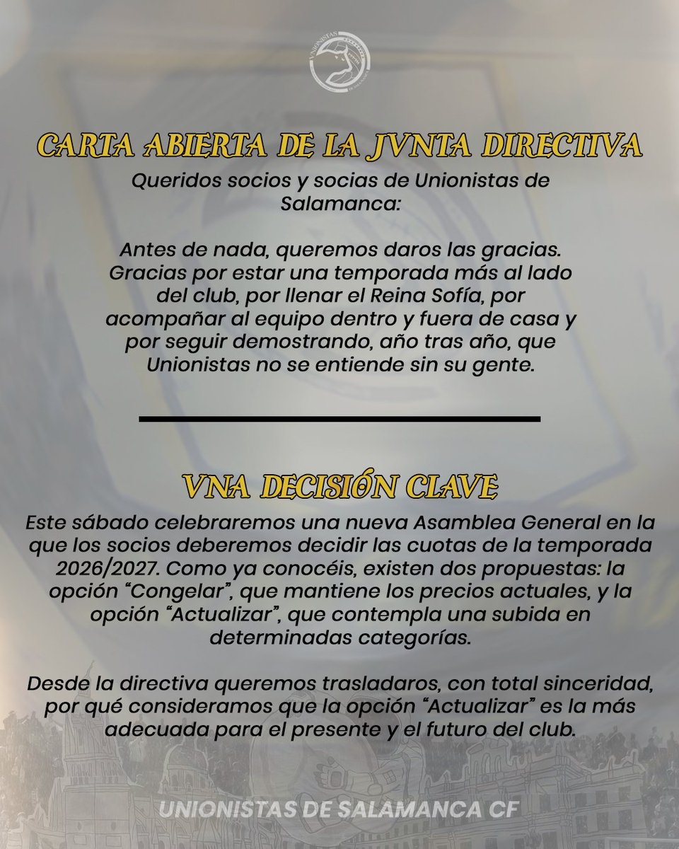 Unionistas de Salamanca CF tweet media