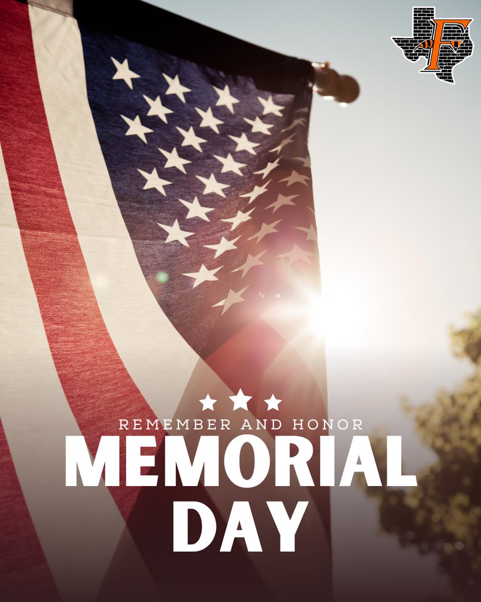 JacketNationFHS's tweet photo. Today we honor and remember the heroes who gave everything for our freedom. 🇺🇸

Thank you to the brave men and women who made the ultimate sacrifice. #MemorialDay #YellowjacketPride

@castillo_ac @FerrisISD https://t.co/mXdl5BhZnA