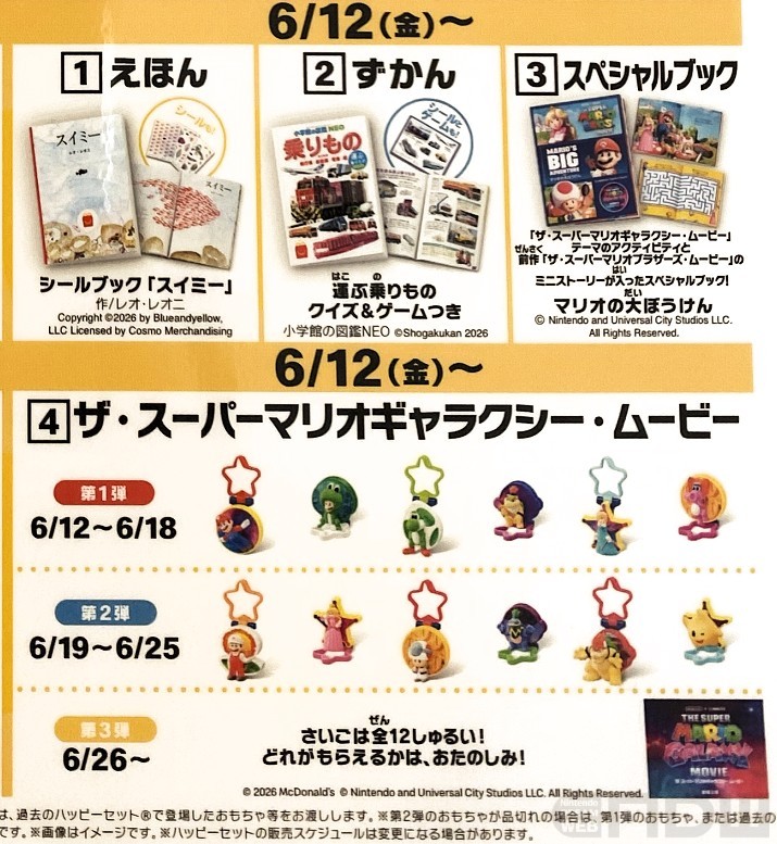 グッズ】マクドナルドのハッピーセットに「ザ・スーパーマリオ