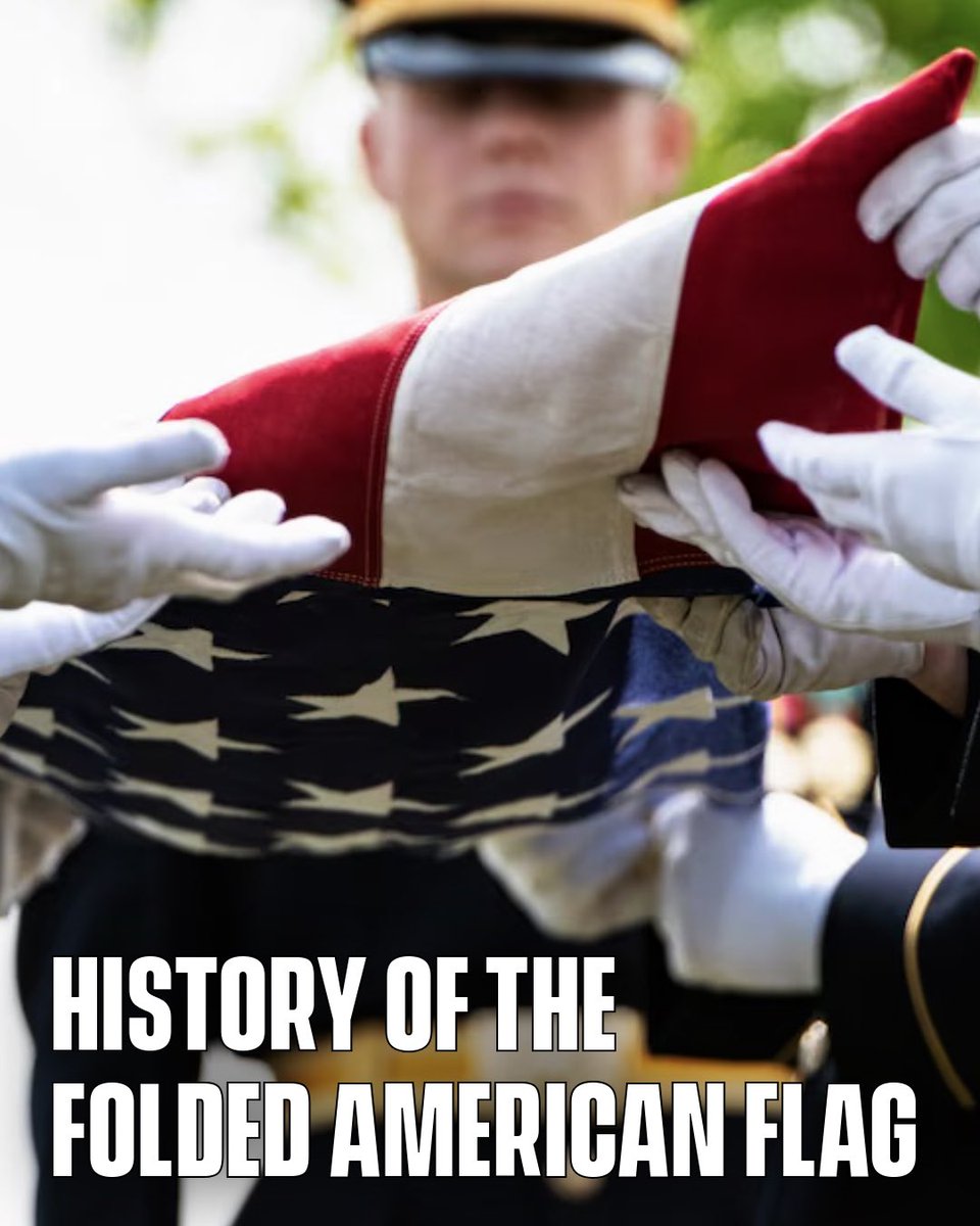 ORIGINBJJ's tweet photo. The tradition of folding the American flag requires exactly thirteen folds to show a field of stars on blue, symbolizing the original thirteen colonies. Each Memorial Day, we honor those who have made the ultimate sacrifice for our country. To all those who served, we thank you. https://t.co/usJcmH1LkZ